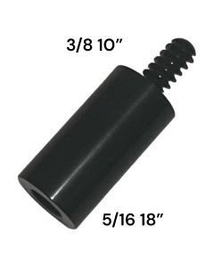 CA72.6 Shaft Adapter 3/8 10 Shaft, 5/16 18 Butt