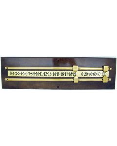 TS58 Wood and Brass Score Board