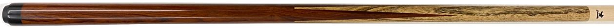 R042 Cocobolo 4-Prong Spliced Bocote  Forearm 2 Piece Cue w/Maple Shaft (Sneaky Pete)