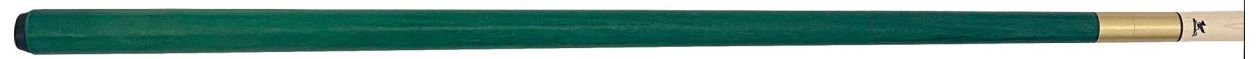  S010 Green Stain 2 Piece Cue w/Maple Shaft